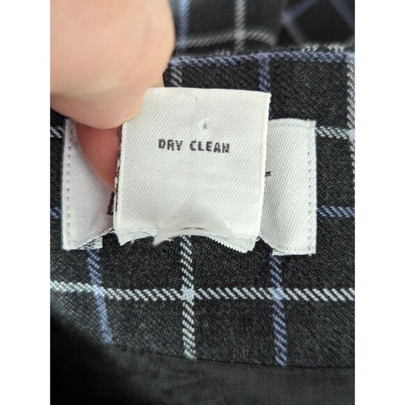 ANN TAYLOR LOFT Dark Academia School Girl Plaid Skirt Punk Nerd Chic Size 14 - Picture 7 of 7